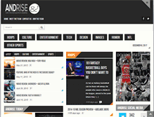 Tablet Screenshot of andrise.com